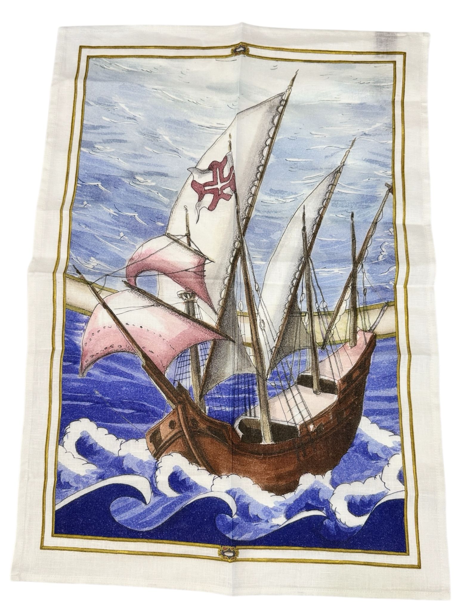CANOVACCI IN LINO TEMA MARE