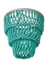 Carica l&#39;immagine nel visualizzatore di Gallery, LAMPADARIO NEW 3 STRATI CONCENTRICI VERDE TIFFANY
