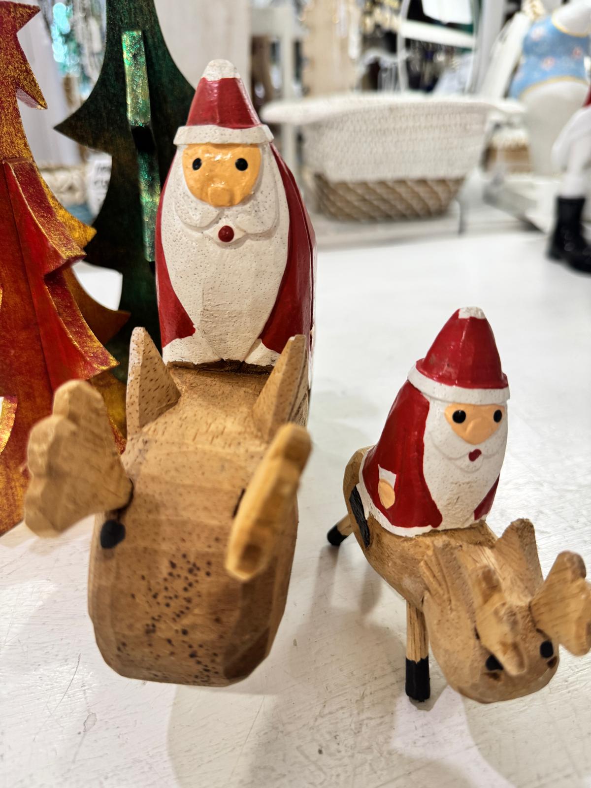SANTA KLAUS SULL'ALCE