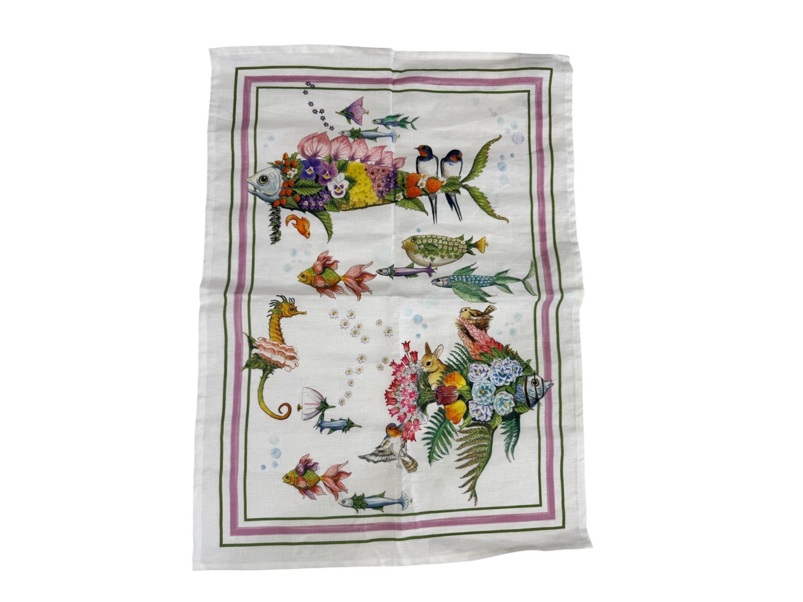 CANOVACCI IN LINO TEMA MARE