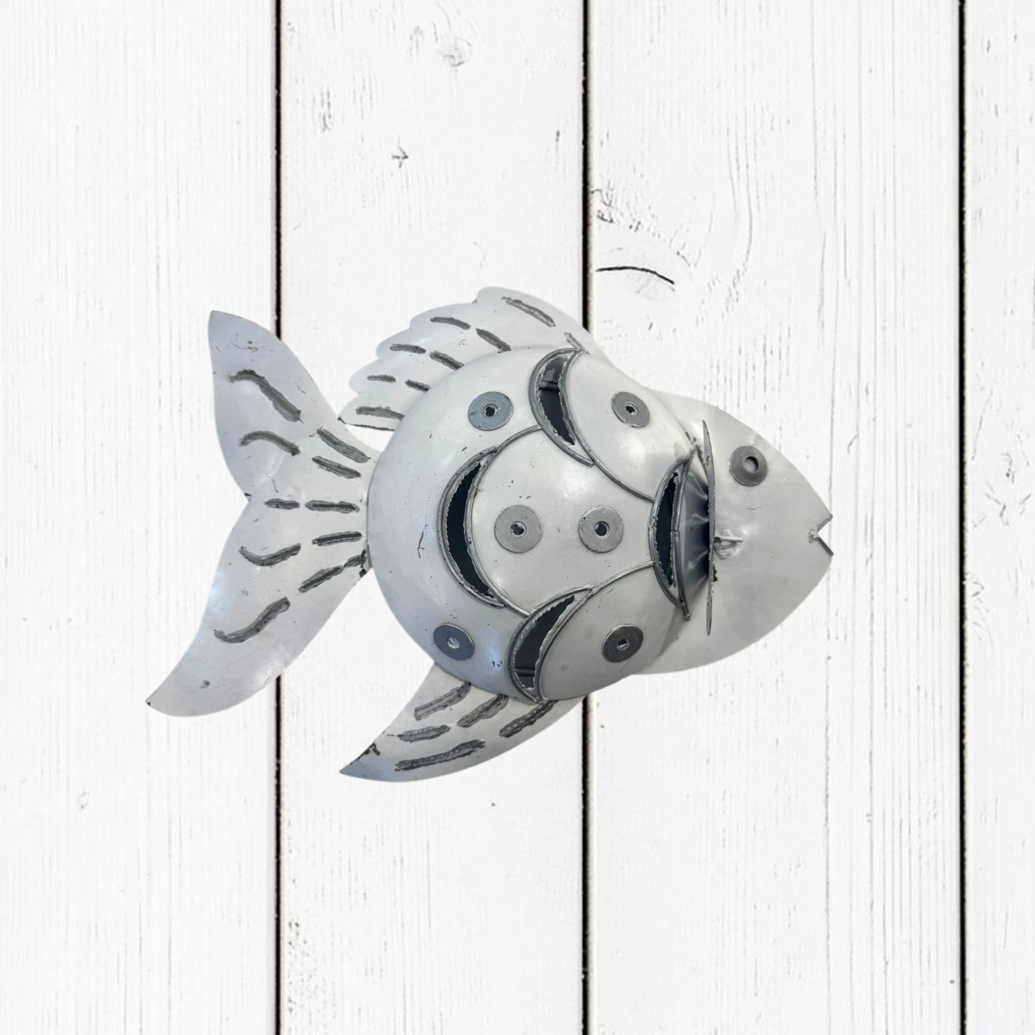 Portazampirone Pesce in Ferro | Accessorio Antizanzare per Giardino e Terrazza