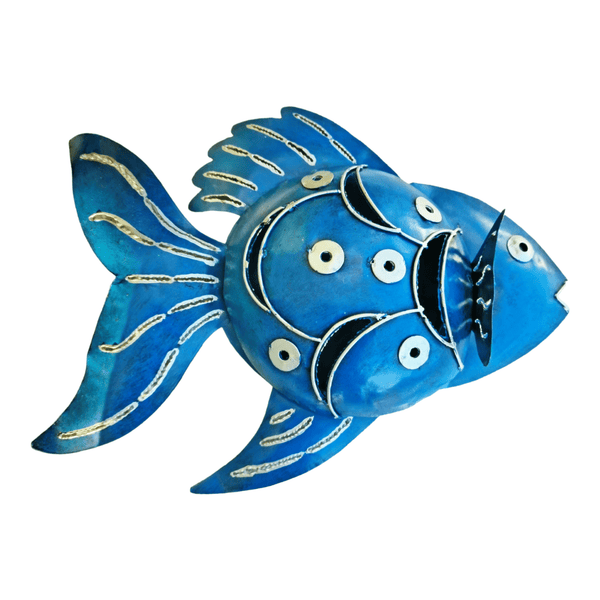 Portazampirone Pesce in Ferro | Accessorio Antizanzare per Giardino e Terrazza