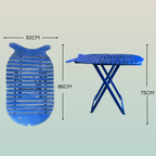 Tavolo Pesce Pieghevole Alto – Design Marino Artigianale