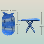 Tavolo Pesce Pieghevole Basso – Design Marino Artigianale