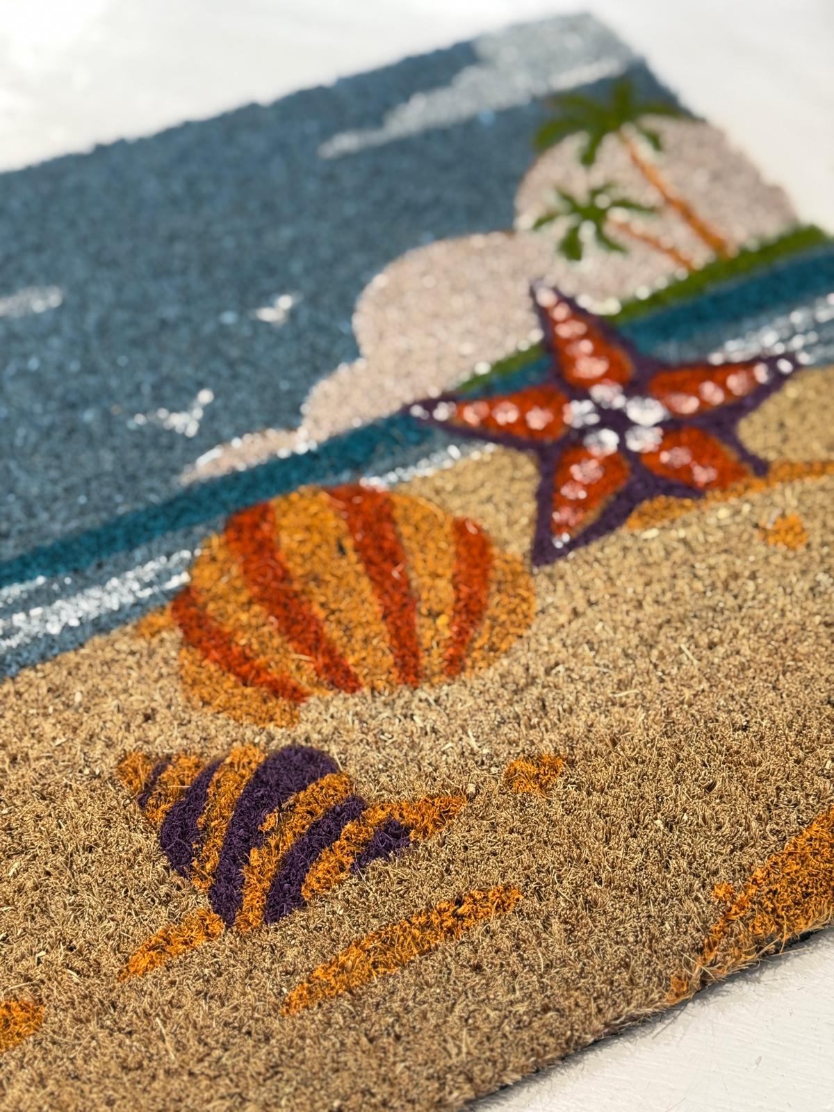 Zerbino Paesaggio Mare in Cocco Naturale
