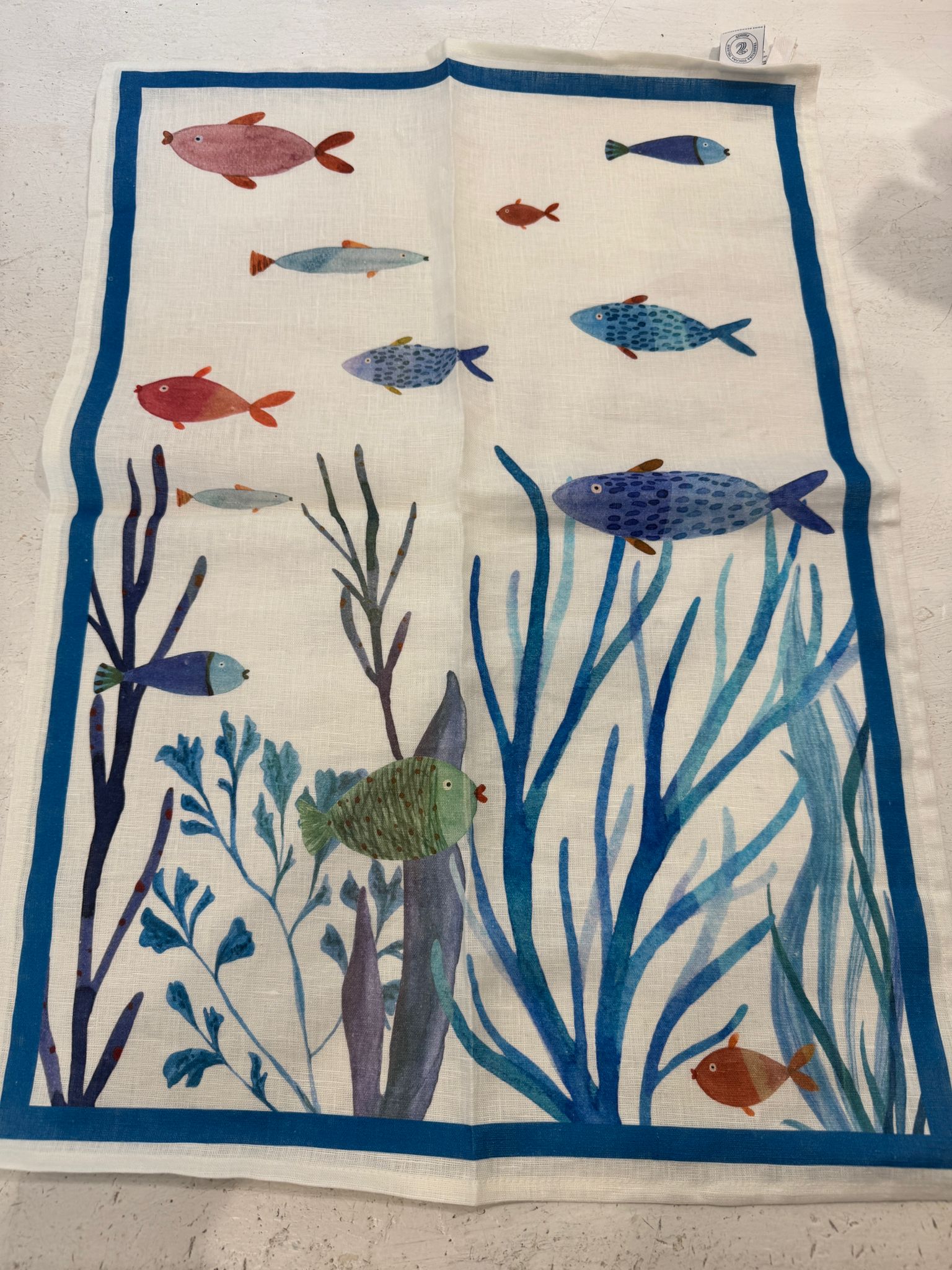 CANOVACCI IN LINO TEMA MARE