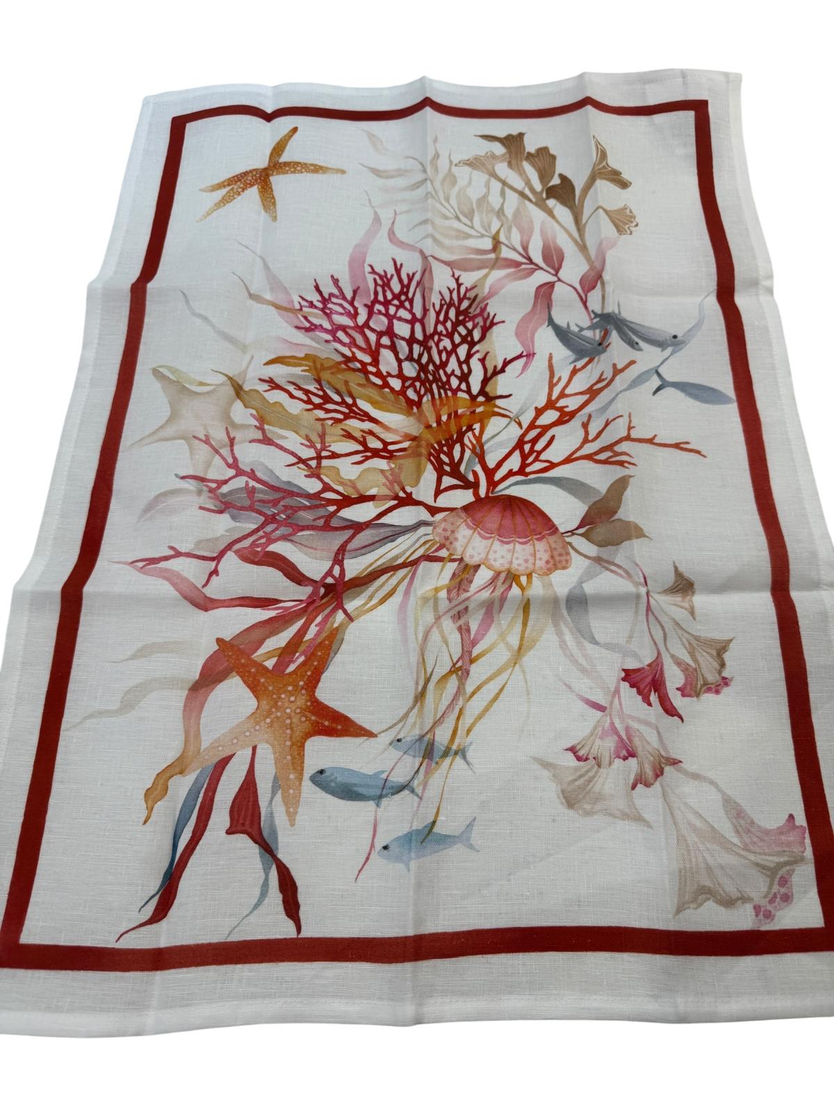 CANOVACCI IN LINO TEMA MARE