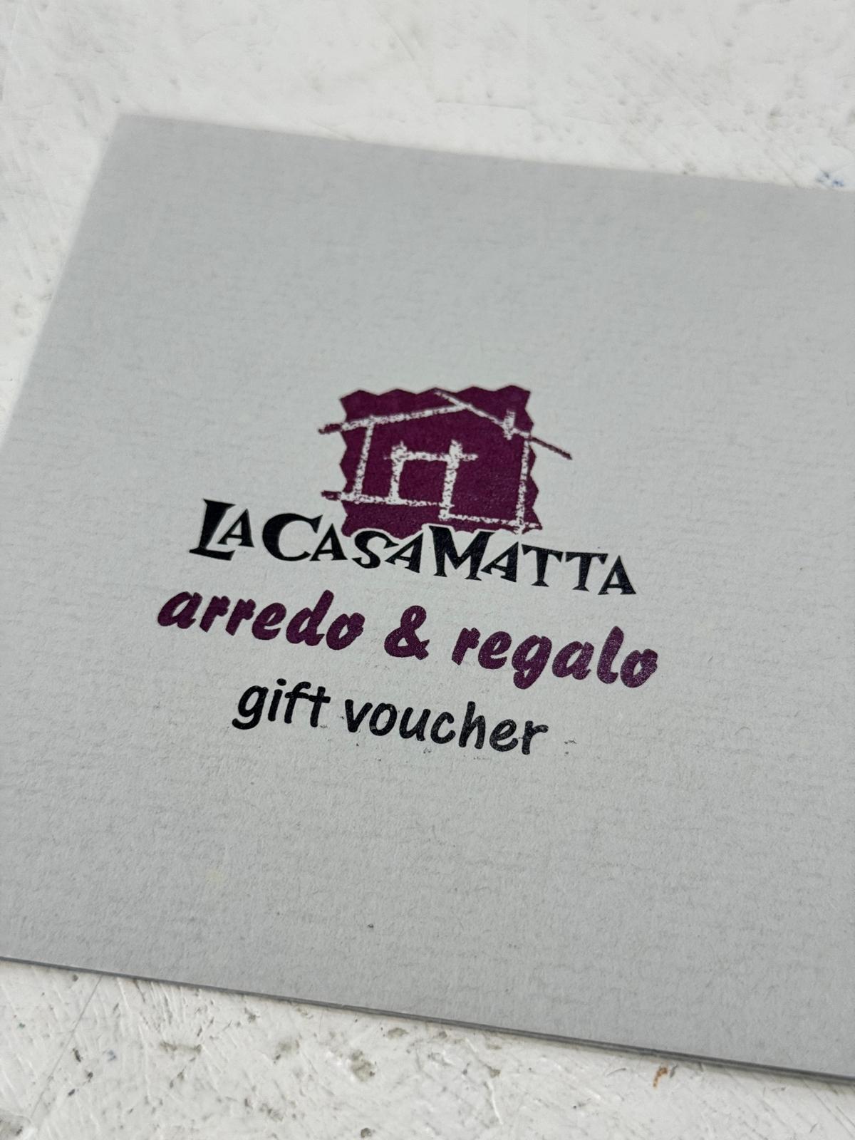 BUONO REGALO La Casamatta Arredamento