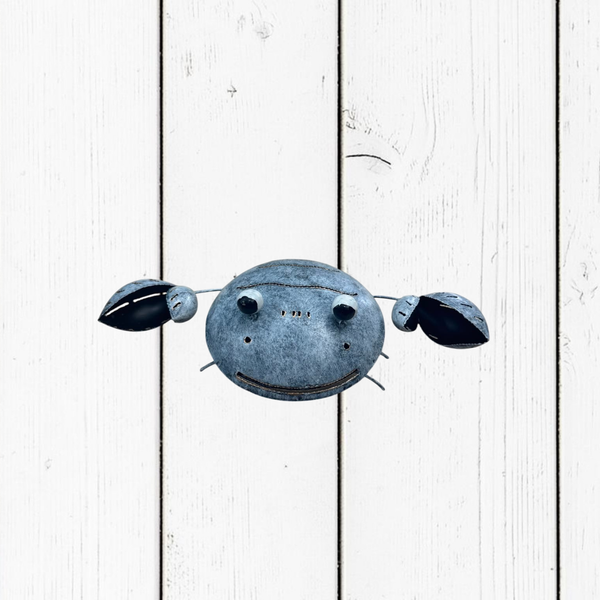Portazampirone Granchio Grigio Grey Wash in Ferro | Accessorio Antizanzare Giardino