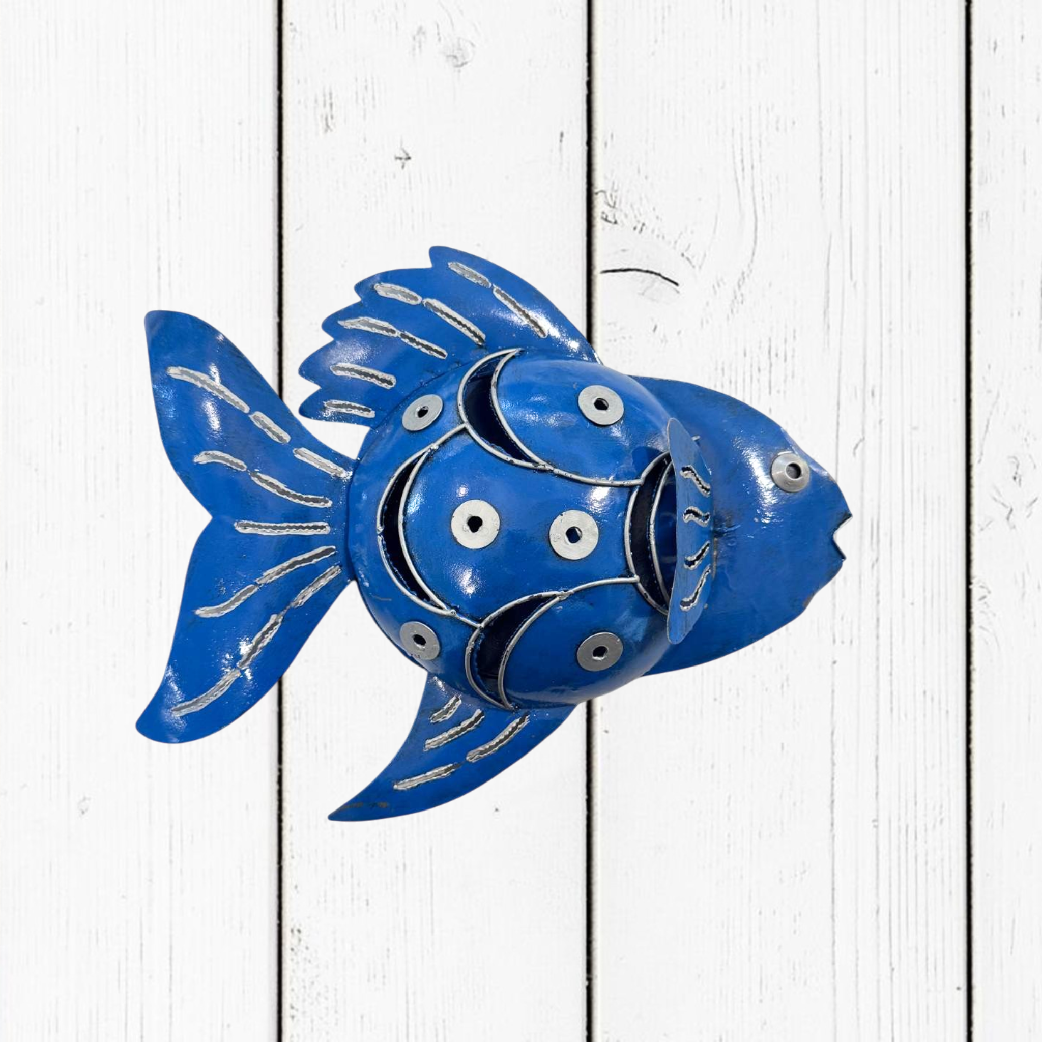 Portazampirone Pesce in Ferro | Accessorio Antizanzare per Giardino e Terrazza
