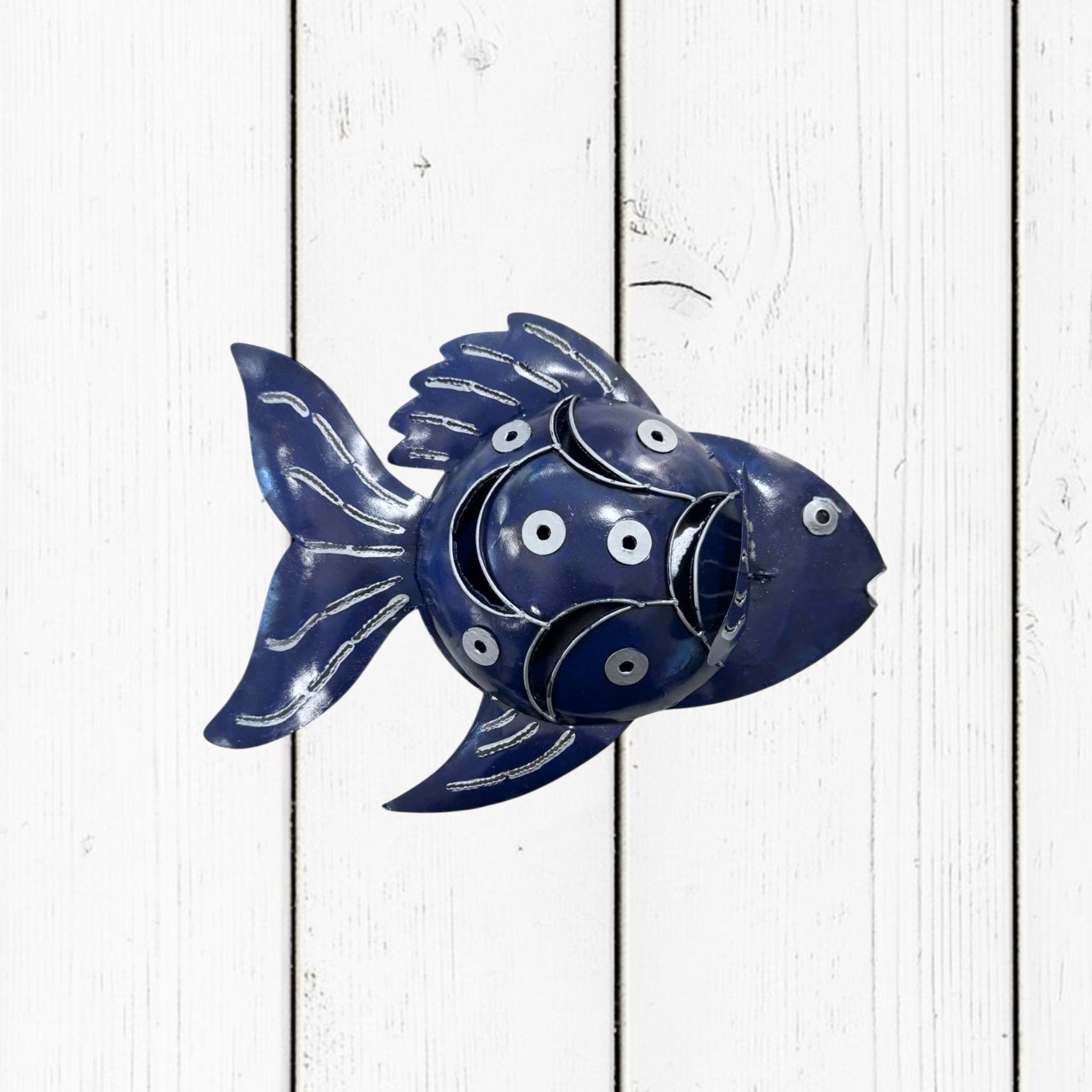 Portazampirone Pesce in Ferro | Accessorio Antizanzare per Giardino e Terrazza