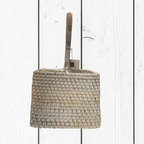 Portaposate Quadrato in Rattan – Artigianale Lombok | 20x20x30H cm