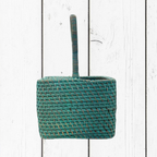 Portaposate Quadrato in Rattan – Artigianale Lombok | 20x20x30H cm