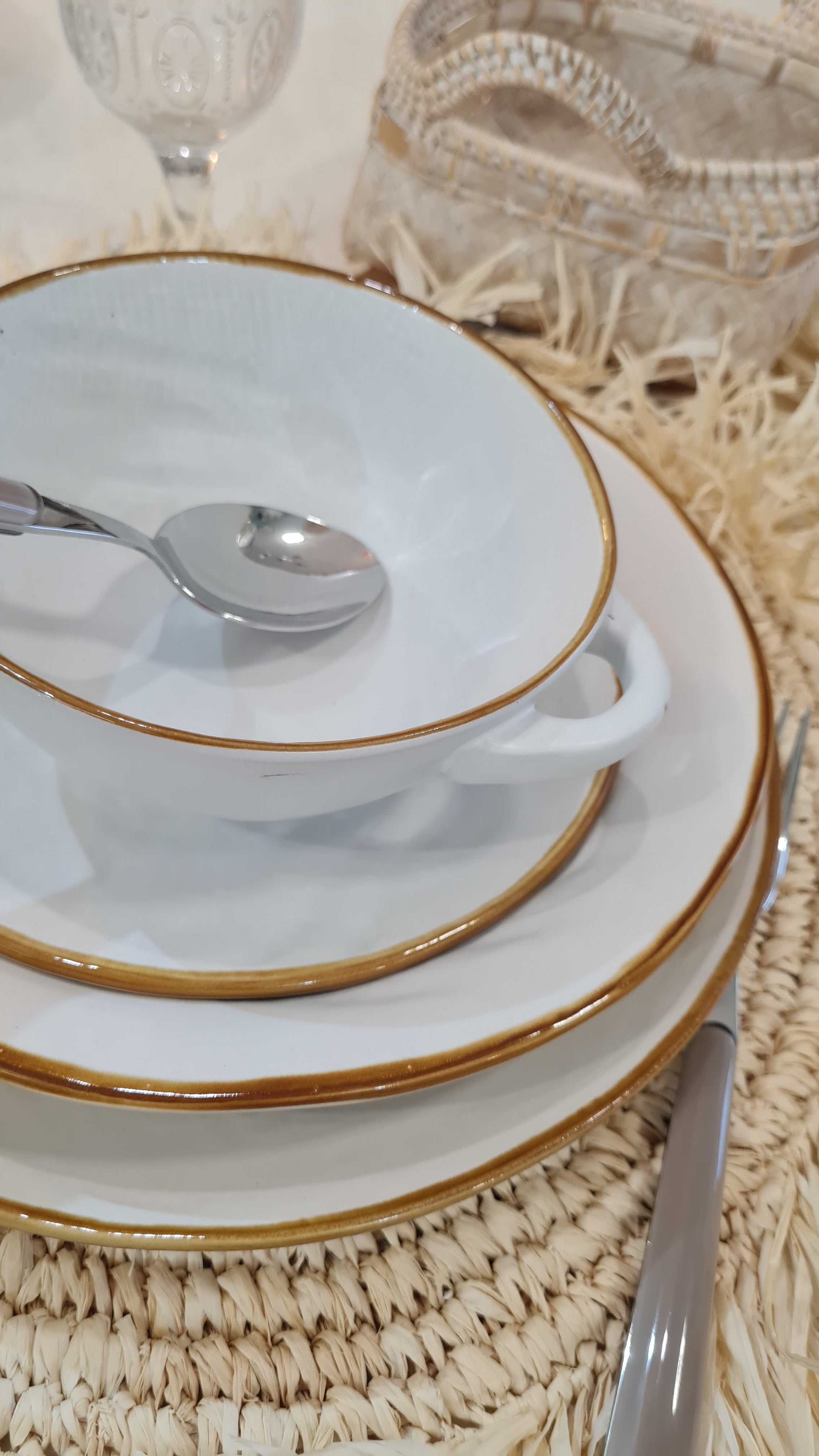 placemat naturale in rafia in OFFERTA